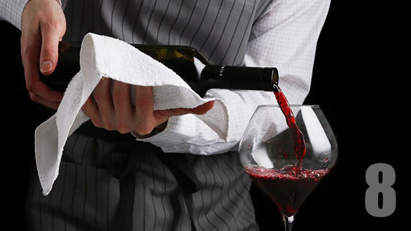 Servicio de sommelier.