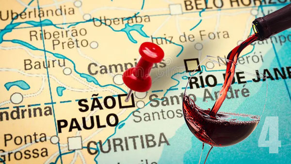 Importación de vinos a Sao Paulo.